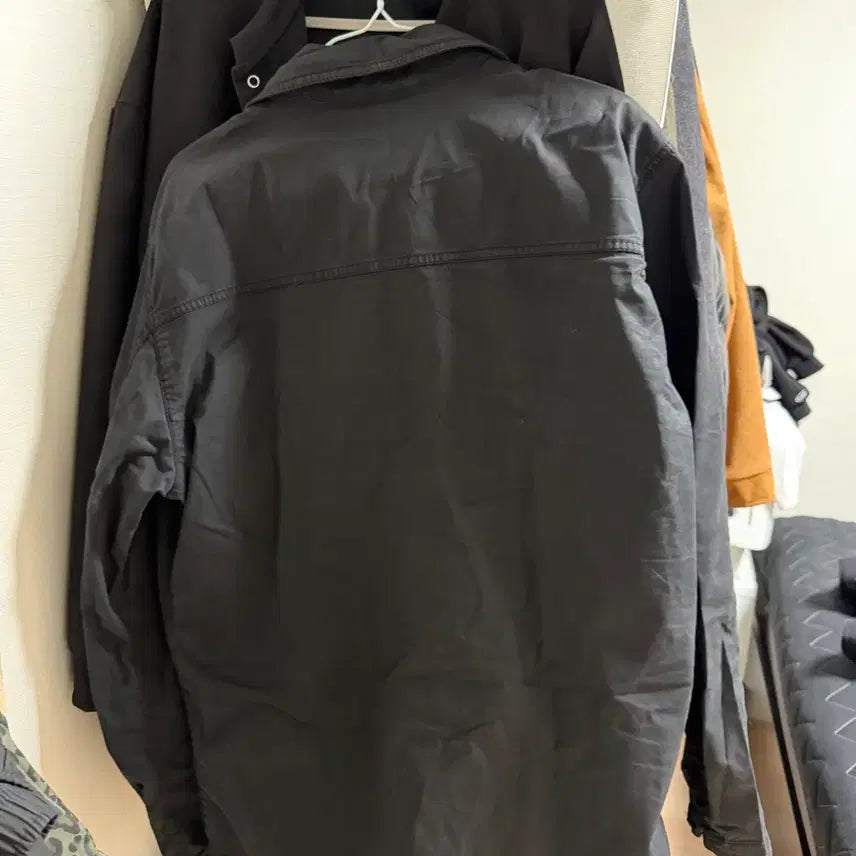 [SOLD OUT] 스톤아일랜드 블랙 지퍼 셔츠 자켓