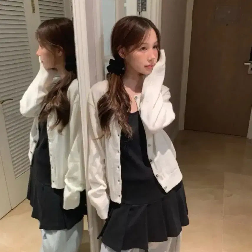 [BUNJANG] Formal Ciel Round Cardigan / 포멀 시엘 라운드 가디건 도매택 르버터 디엠버 컴히얼 멜라운지