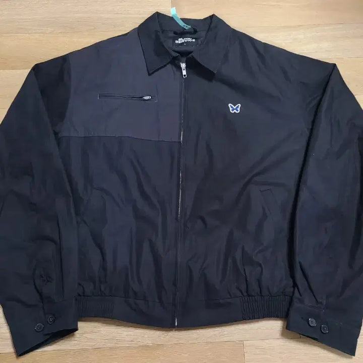 [BUNJANG] Slow Service Collaboration Coach Jacket / 슬로우서비스 블루종 코치 자켓