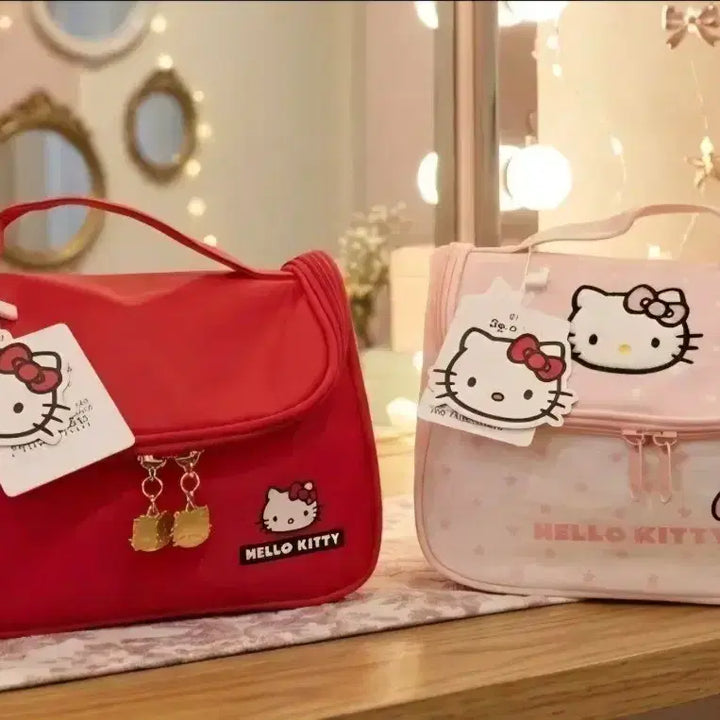 [BUNJANG] Hello Kitty Cosmetic Pouch / 헬로키티 화장품 파우치 키티 다용도 파우치 핑크 새상품