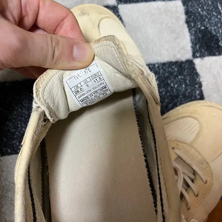 [BUNJANG] Onitsuka Tiger Ivory Sneakers 260 / 오니츠카타이거 아이보리 스니커즈 260