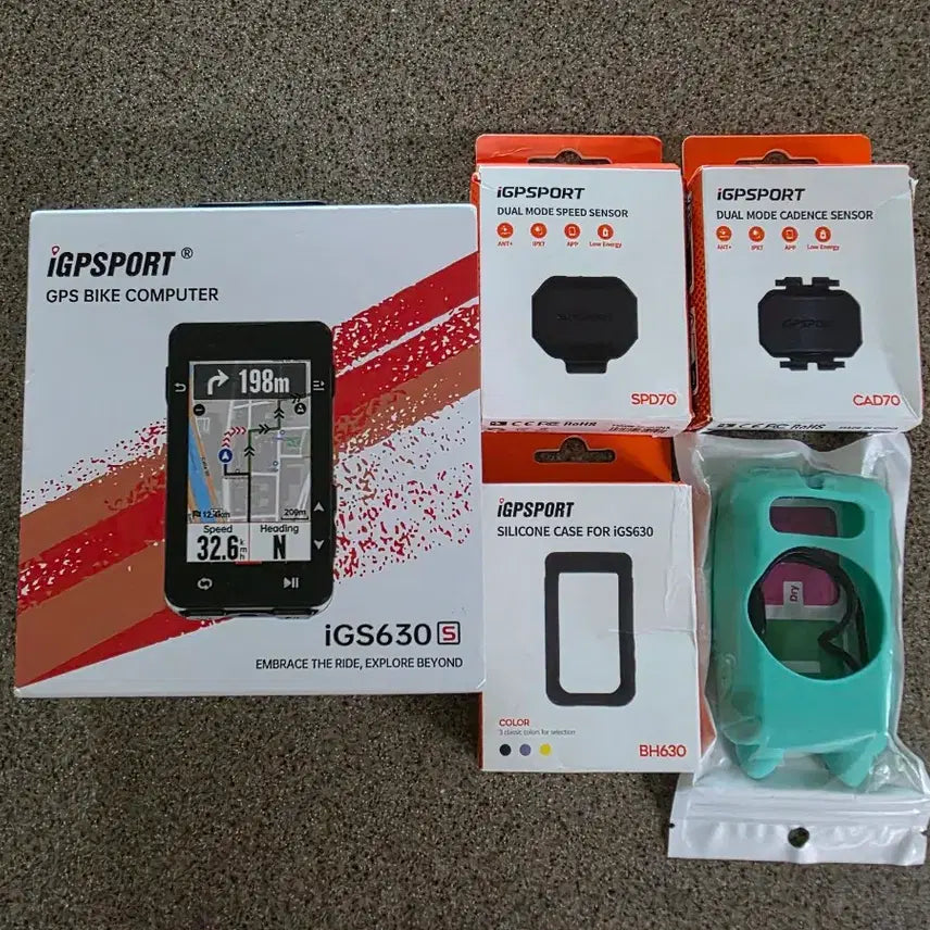 [BUNJANG] IGPSPORT IGS630S Bicycle Speedometer Bundle Set / IGPSPORT IGS630S 자전거 속도계 새상품 번들셋