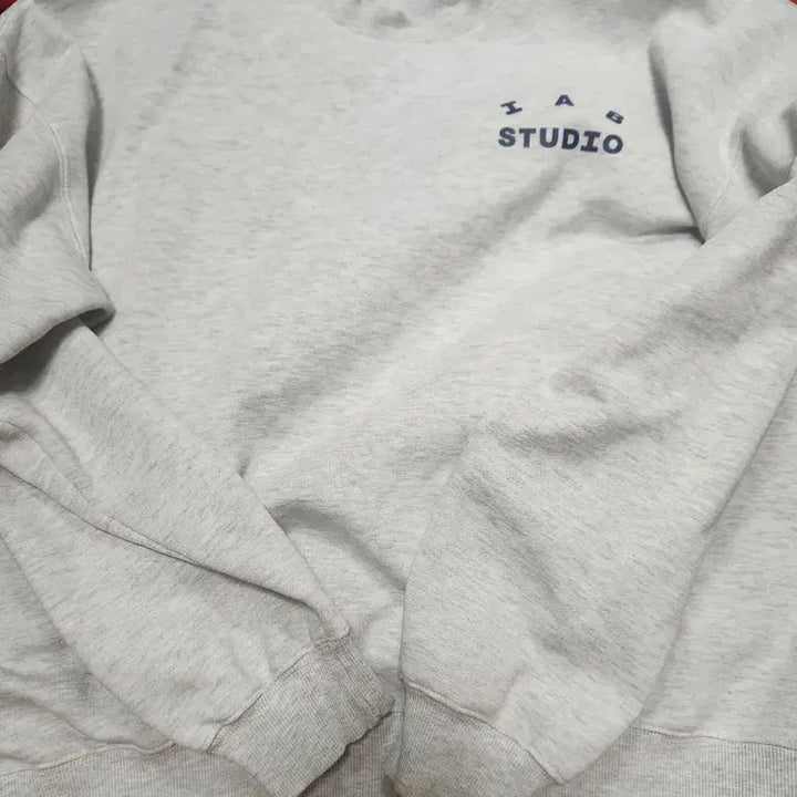 [BUNJANG] IAB Studio Light Gray Sweatshirt XL / 초판 IAB 스튜디오 라이트 그레이 스웻셔츠 xl