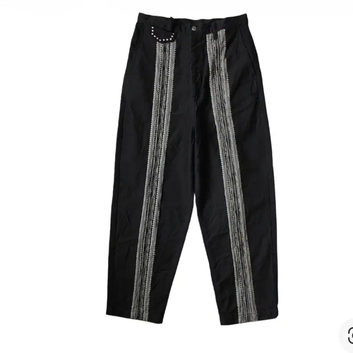 [BUNJANG] Kapital Jacquard Denim Pants Black Size 4 / 캐피탈 자갸드데님 블랙 4