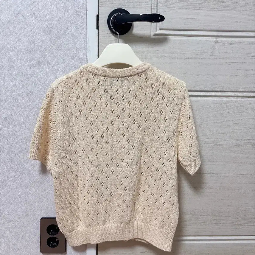 [SOLD OUT] 던스트 크로셰 반팔 가디건 (크림 m)