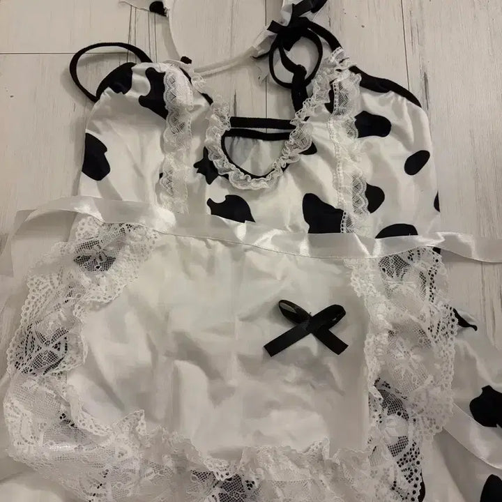 [BUNJANG] Cow Print Cosplay Costume Full Set / 섹시 젖소 무늬 코스프레 의상 풀세트