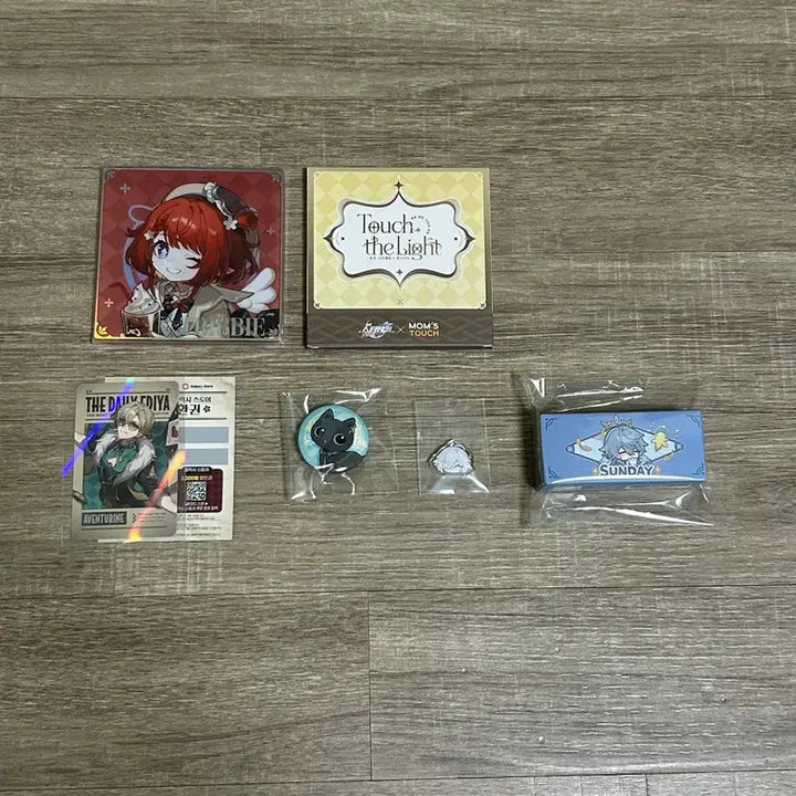 [BUNJANG] Honkai: Star Rail Merchandise Bundle (Abyssals, Dan Heng, Jing Yuan) - Photocard, Can Badge, Acrylic Stand / [일괄처분] 스타레일 특전 어벤츄린 단항 경원 포카 캔뱃지 선데이 스트랩