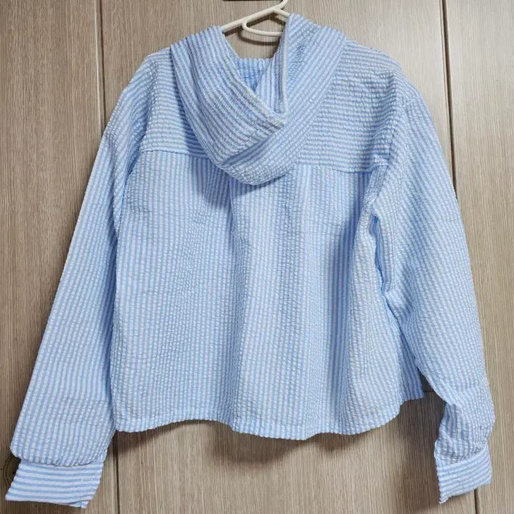 [SOLD OUT] 후드 스트라이프 셔츠 저렴하게