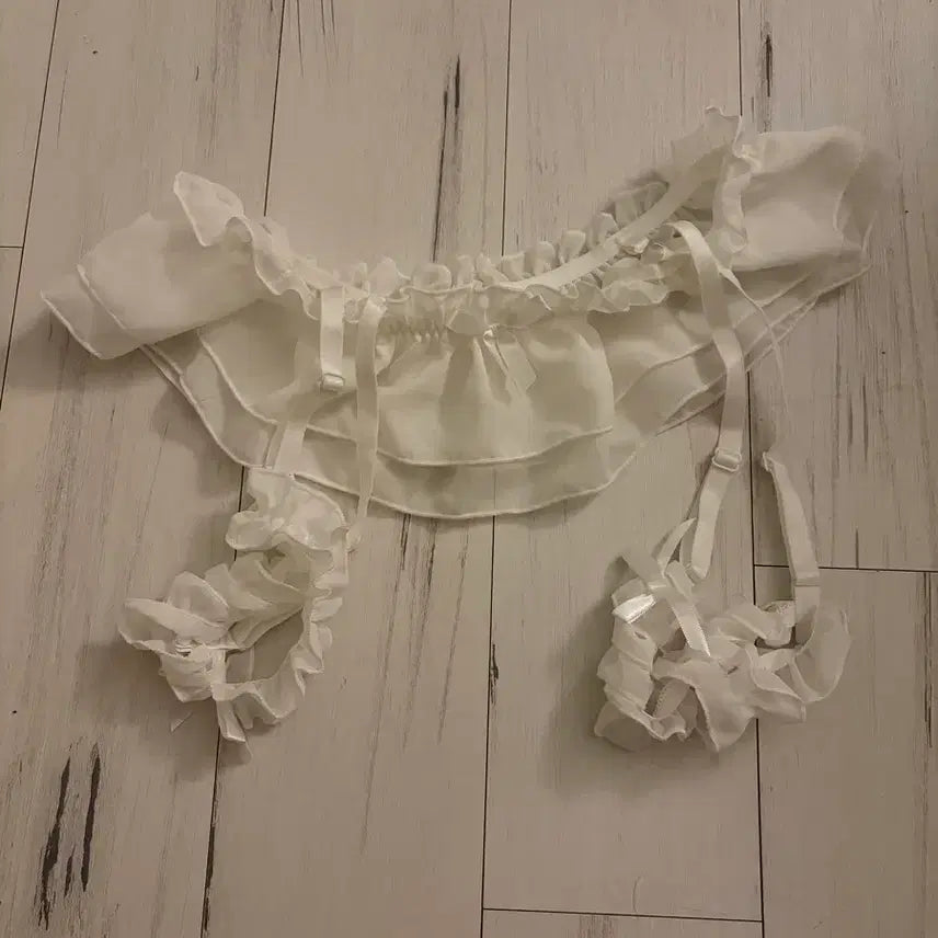[BUNJANG] White Lace Lingerie Set / 섹시 화이트 레이스 란제리 세트