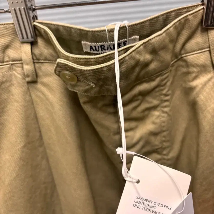 [SOLD OUT] 오라리 26ss 가먼츠 와이드 치노 팬츠 5