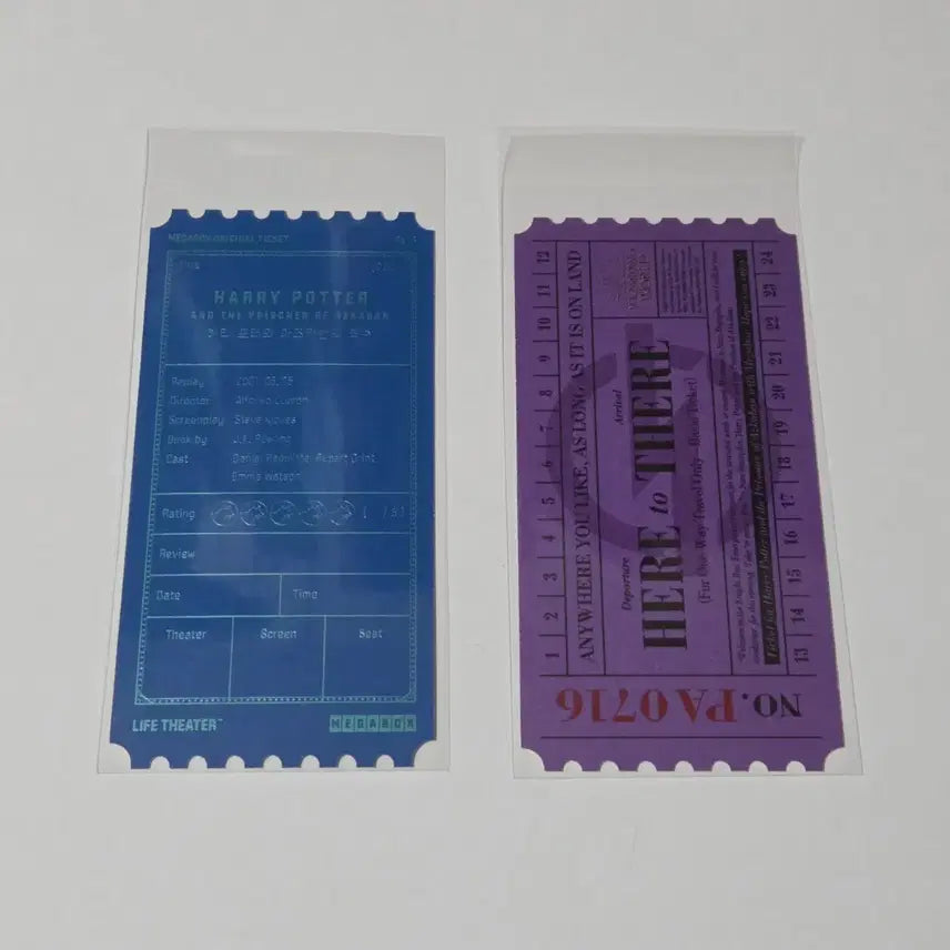 [BUNJANG] Harry Potter and the Prisoner of Azkaban Original Ticket Set / 해리포터와 아즈카반의 죄수 오리지널티켓