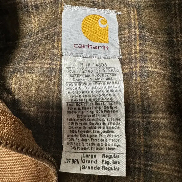 [BUNJANG] Carhartt J97 Detroit Jacket Brown Mint Condition / [L] 칼하트 j97 brn 디트로이트 민트급컨디션
