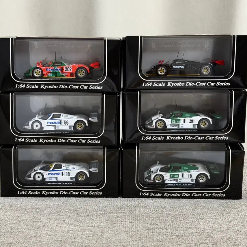 [BUNJANG] Kyosho Beads Collection Mazda 787B 1/64 Scale Set (6 Types) / [레어] 마쯔다 787B 6종 세트 - 교쇼 비즈컬렉션