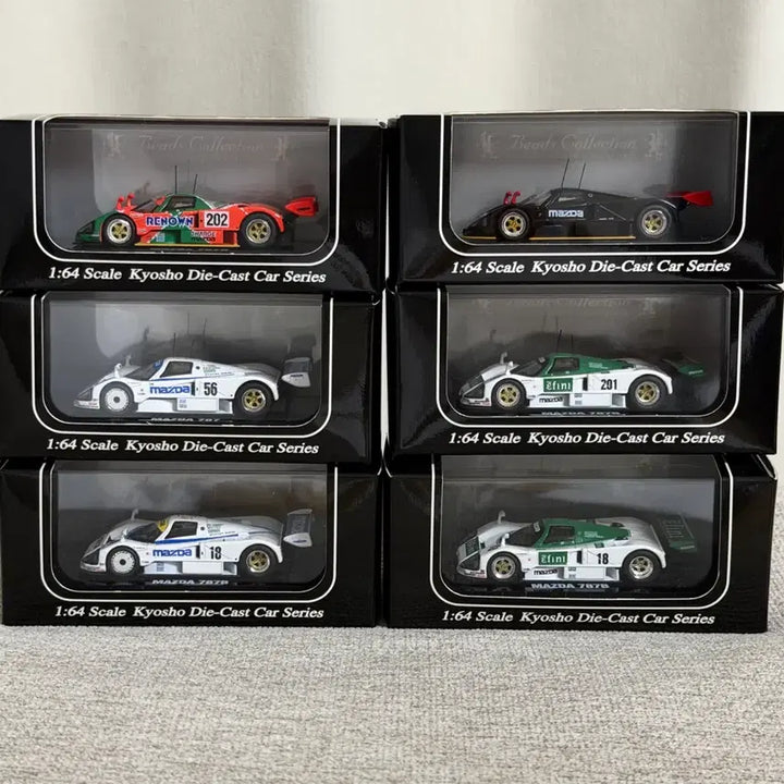 [BUNJANG] Kyosho Beads Collection Mazda 787B 1/64 Scale Set (6 Types) / [레어] 마쯔다 787B 6종 세트 - 교쇼 비즈컬렉션