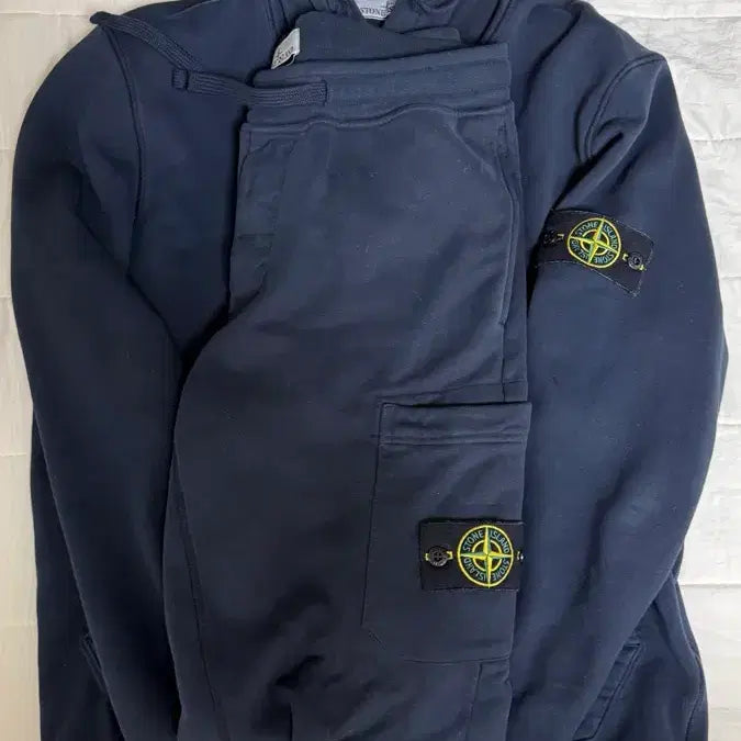 [BUNJANG] Stone Island Training Set Navy / 스톤아일랜드 트레이닝복