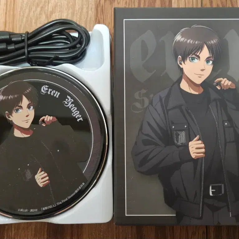 [BUNJANG] Onkyo Attack on Titan Eren Wireless Charger / ONKYO 진격의거인 에렌 무선 충전기