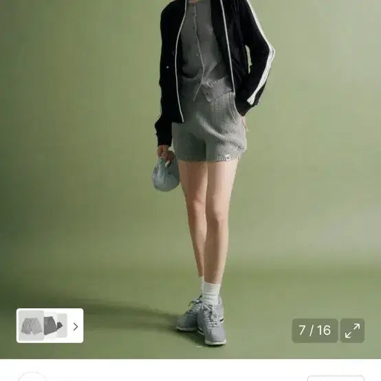 [BUNJANG] Satur Knit Shorts / Satur세터니트반바지m