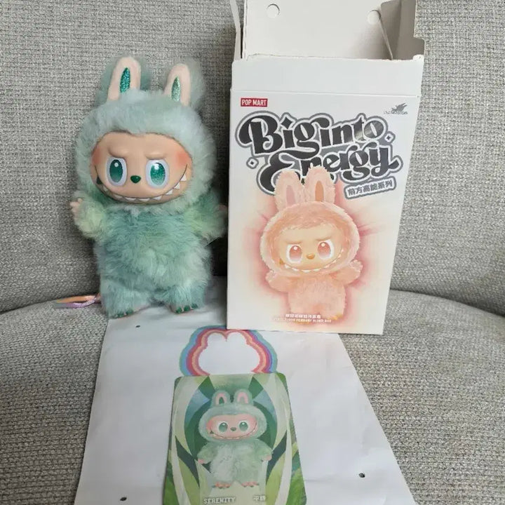 [BUNJANG] Pop Mart Labubu Doll Keychain SERENITY / 정품 팝마트 라부부 인형키링 SERENITY 새상품 반택포