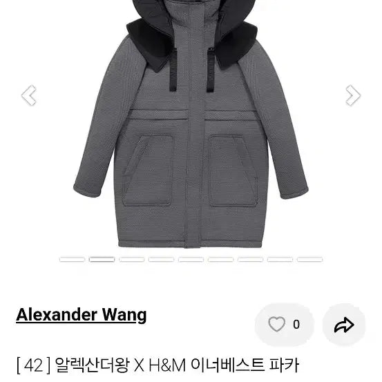 [BUNJANG] 알렉산더왕 H&amp;M 파카 EU32 / 알렉산더왕 H&amp;M 파카 EU32