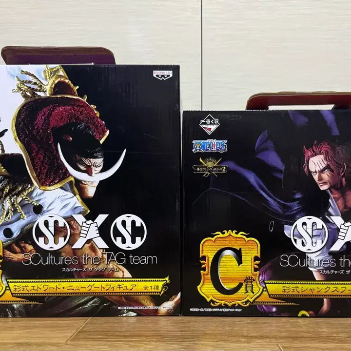 [BUNJANG] Bandai Namco Whitebeard Shanks Figure Bundle Set / 미개봉일괄) 원피스 흰수염 샹크스 피규어