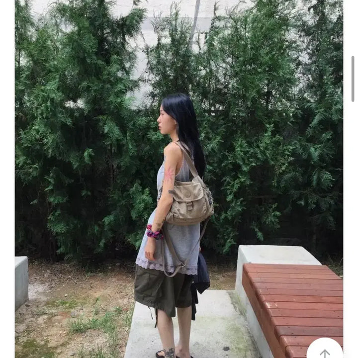 [BUNJANG] Mora House Lace Sleeveless Top / 모래하우스 레이스 슬리브리스