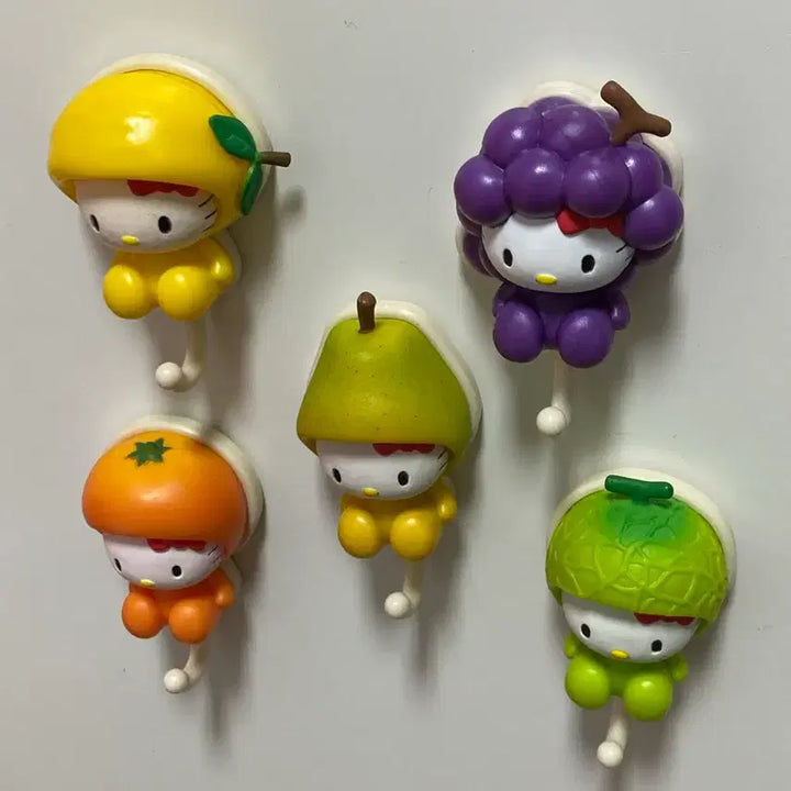 [BUNJANG] Hello Kitty Fruit Magnet Set / 키티 과일 마그넷 세트