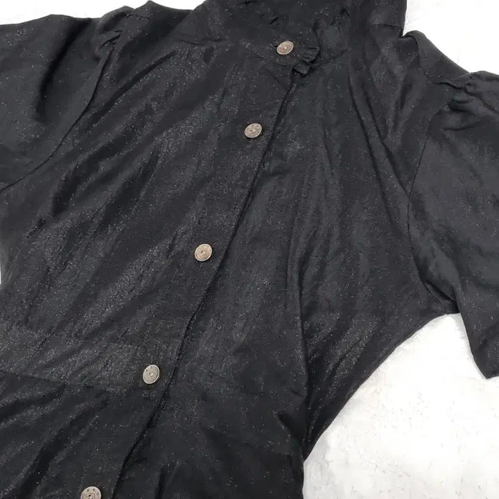 [SOLD OUT] 일본 빈티지 일브 블랙 셔링 프릴 원피스 로리타