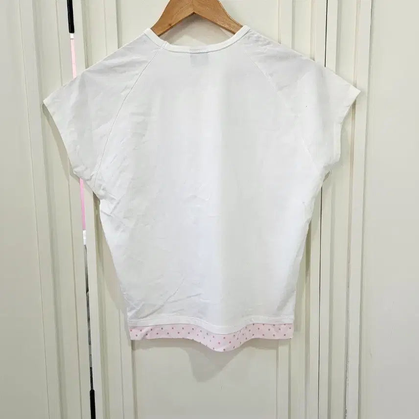 [BUNJANG] Pink Tone Printed T-Shirts Bundle Set / 프린팅 반팔 티셔츠 3종 세트일괄
