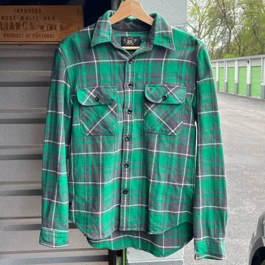 [BUNJANG] RRL Heavy Flannel Check Work Shirt / RRL 더블알엘 헤비 플란넬 체크 워크셔츠