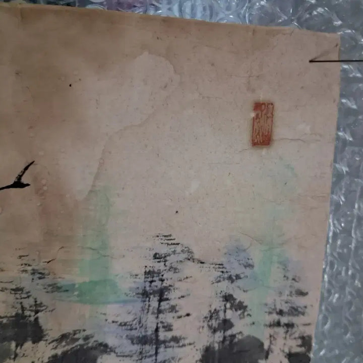 [BUNJANG] 동양화 산수화 옛날그림 현판 / 동양화 산수화 옛날그림 현판