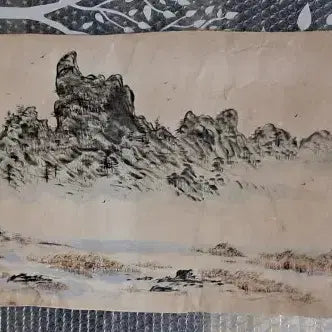 [BUNJANG] 동양화 산수화 옛날그림 현판 / 동양화 산수화 옛날그림 현판