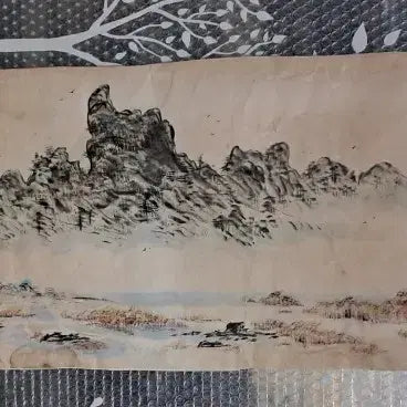 [BUNJANG] 동양화 산수화 옛날그림 현판 / 동양화 산수화 옛날그림 현판