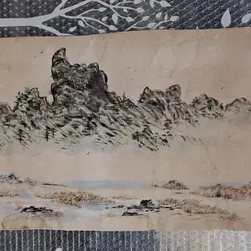 [BUNJANG] 동양화 산수화 옛날그림 현판 / 동양화 산수화 옛날그림 현판
