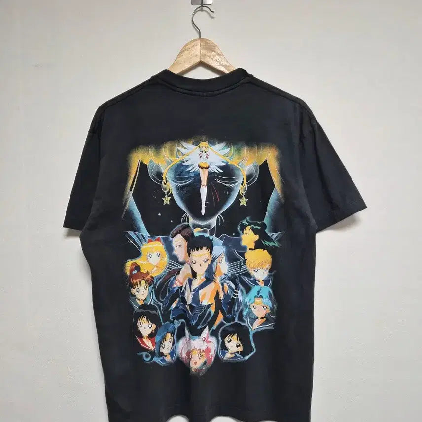 [BUNJANG] Sailor Moon Group Logo Anime T-Shirt XL / JPN 세일러문 단체로고 애니 티셔츠 XL - T162