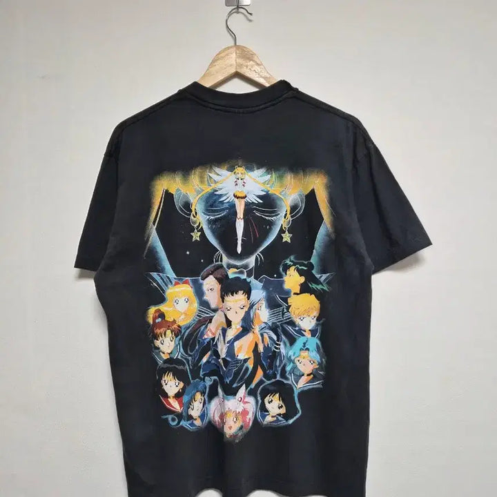 [BUNJANG] Sailor Moon Group Logo Anime T-Shirt XL / JPN 세일러문 단체로고 애니 티셔츠 XL - T162