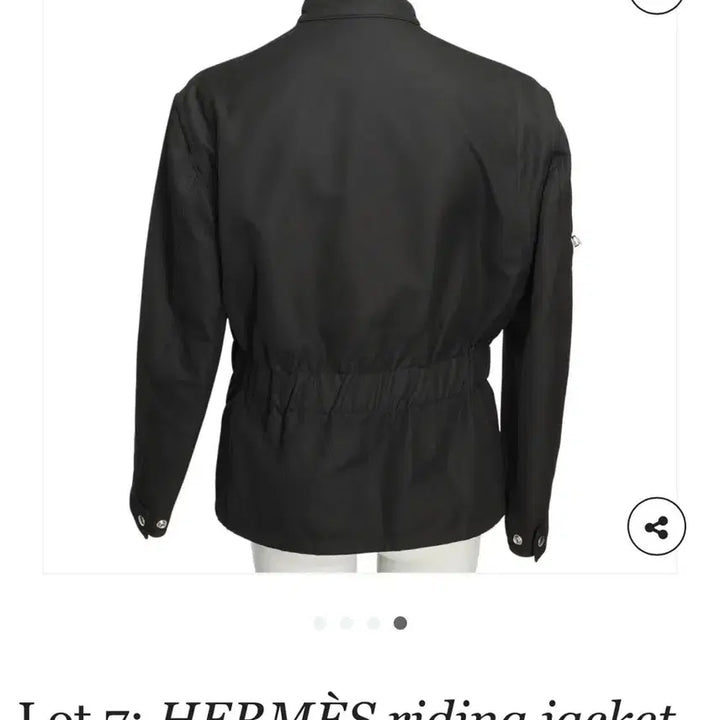 [SOLD OUT] 에르메스 블랙 라이딩 자켓 M(100-105)