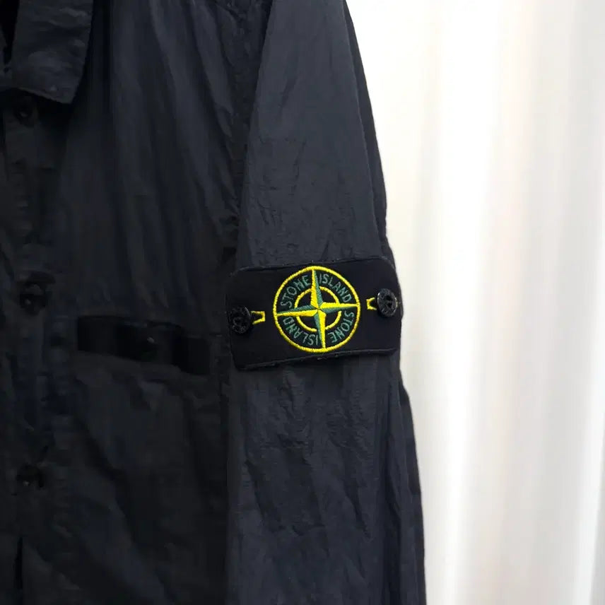 [BUNJANG] Stone Island Nylon Metal Jacket Black / [백화점판 / M] 스톤아일랜드 나일론 메탈 자켓 블랙