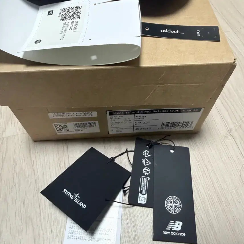[SOLD OUT] 뉴발란스 991v2 스톤아일랜드 블랙 275미리
