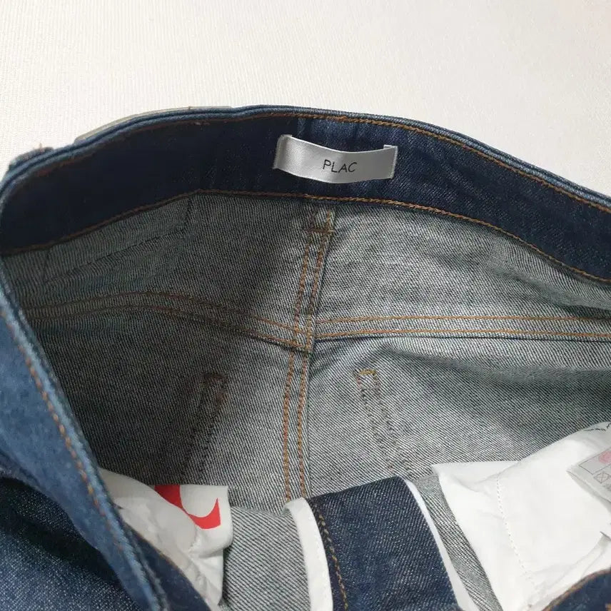 [BUNJANG] PLAC Jeans Wide Fit Denim Pants / 플랙 데님 청바지 와이드핏 허리25