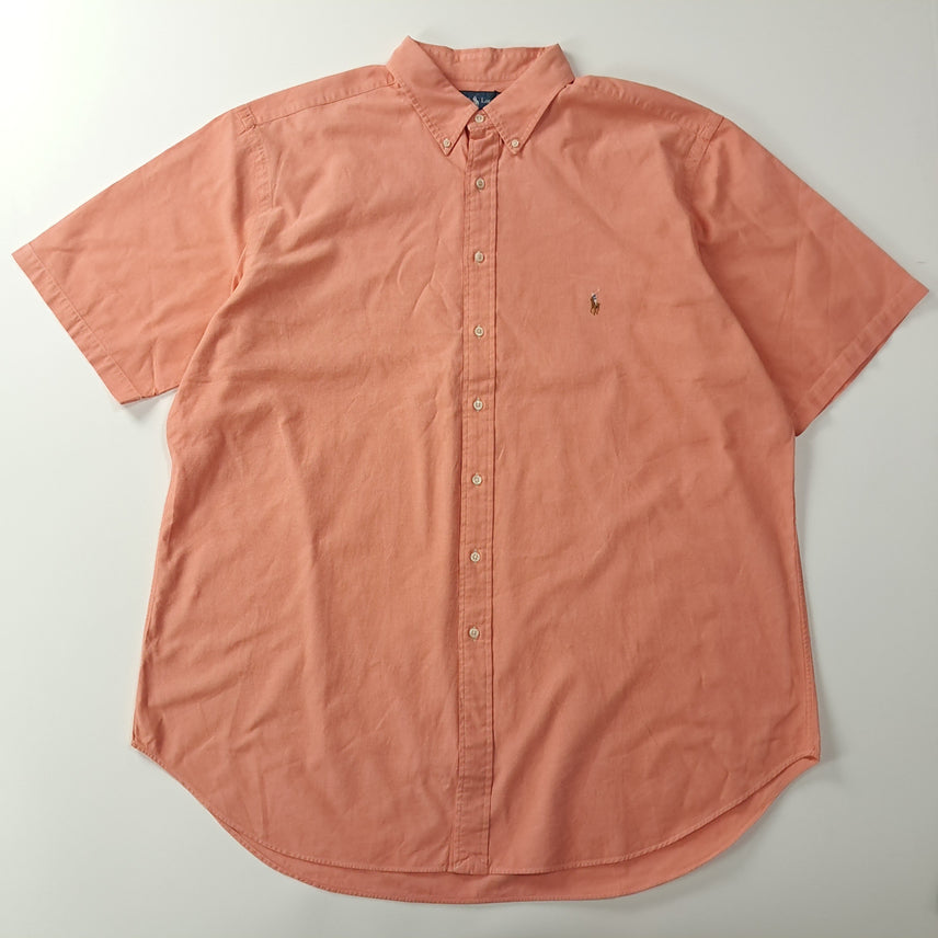 [SOLD OUT] CK313 2XLT 폴로 00s 멀티포니 오렌지피치 반팔 셔츠 남방