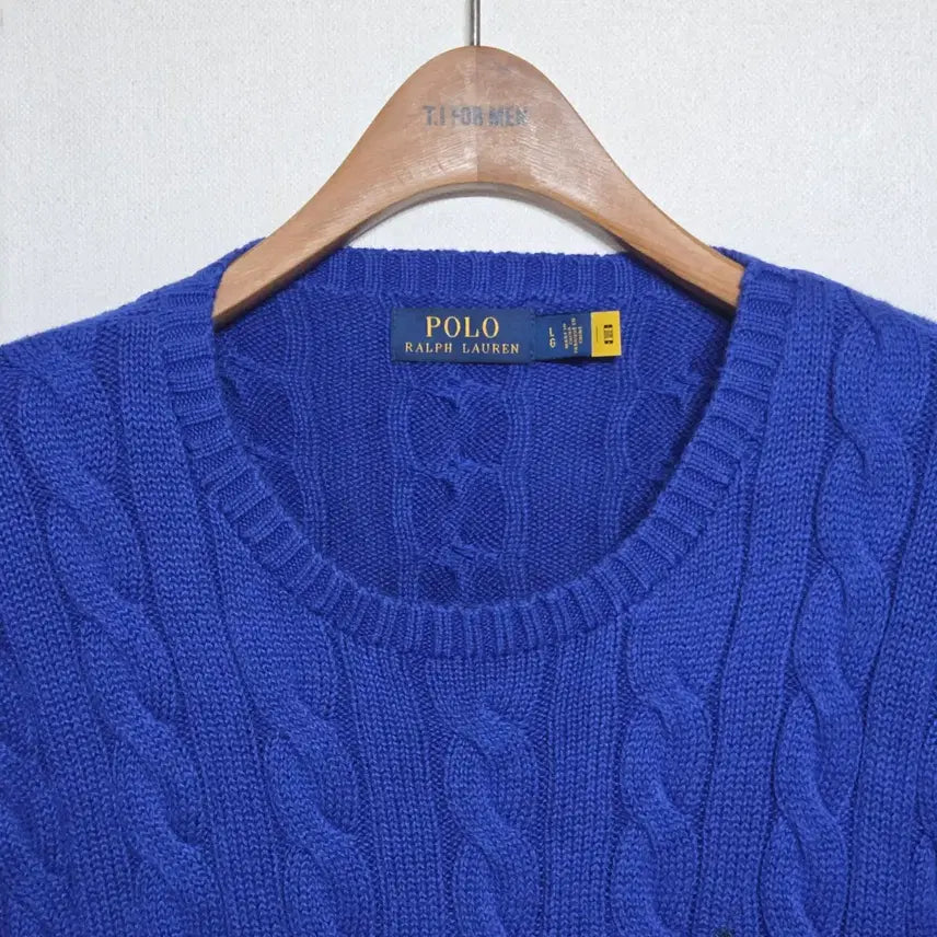 [BUNJANG] Polo QR Cable Knit Sweater / 폴로 신형 큐알 케이블 니트