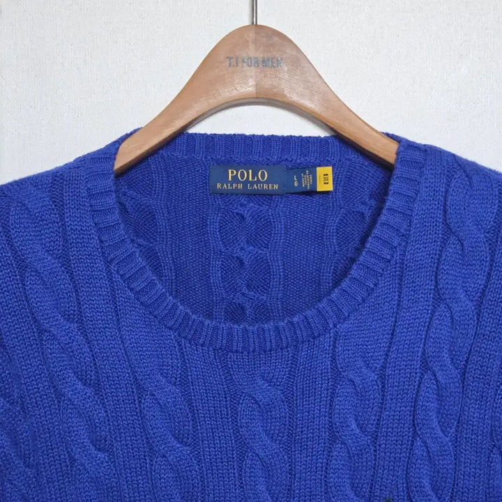[BUNJANG] Polo QR Cable Knit Sweater / 폴로 신형 큐알 케이블 니트