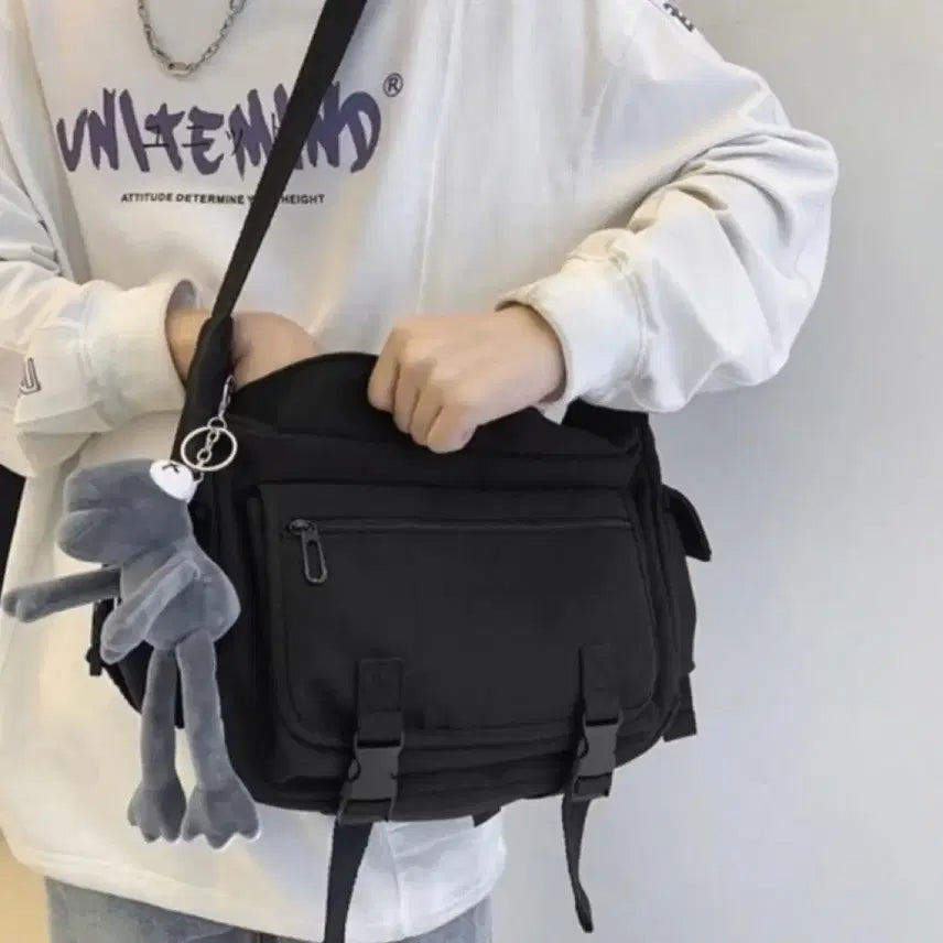 [SOLD OUT] 데일리 백팩 / 블랙 &amp; 화이트 2컬러 / 스트릿 감성 가방