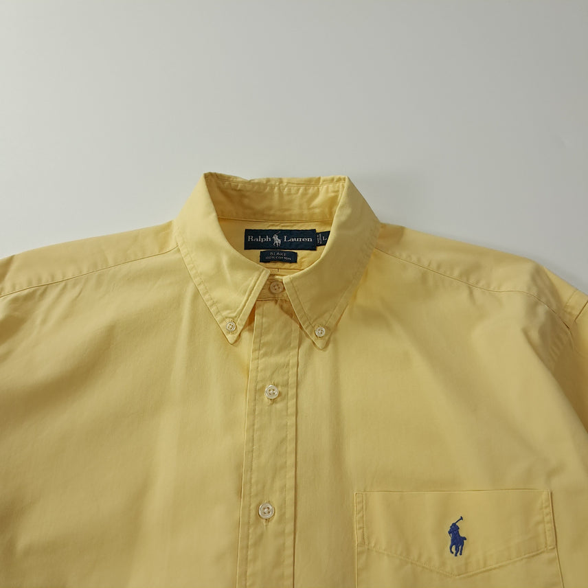 [SOLD OUT] CK328 L 폴로 90s 블레이크 레몬옐로우 셔츠 남방