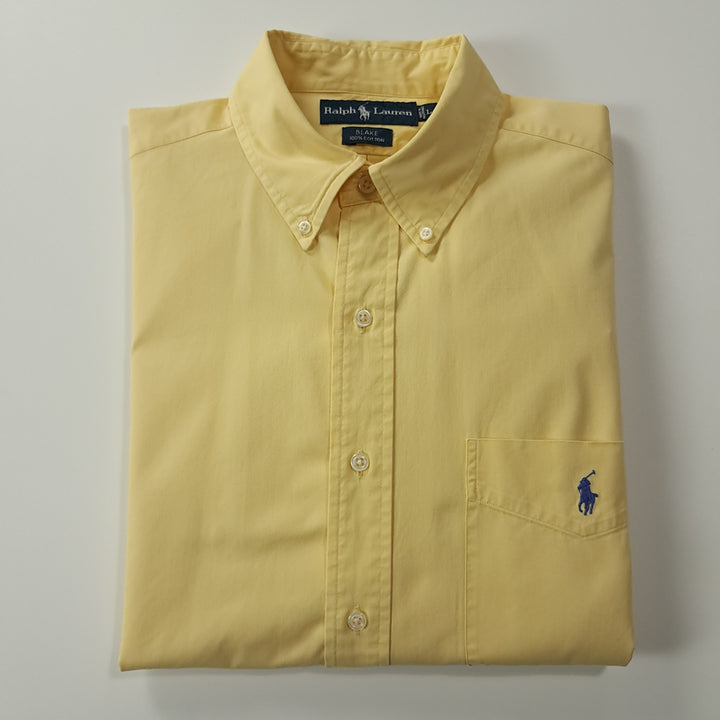 [SOLD OUT] CK328 L 폴로 90s 블레이크 레몬옐로우 셔츠 남방