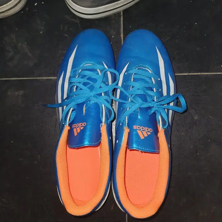 [BUNJANG] Adidas Soccer Cleats 260mm / 아디다스 축구화 260mm 블루/오렌지