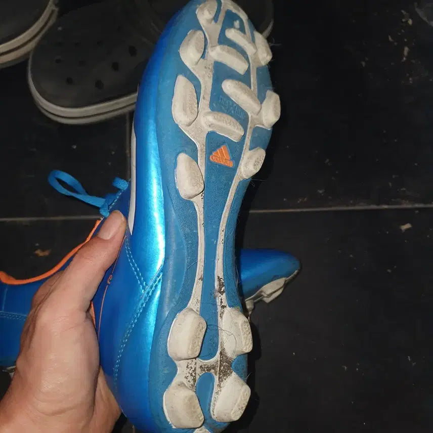 [BUNJANG] Adidas Soccer Cleats 260mm / 아디다스 축구화 260mm 블루/오렌지