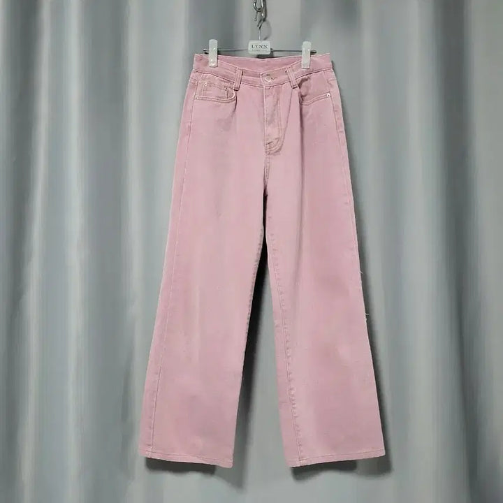 [SOLD OUT] 톤다운된 핑크 와이드 면바지