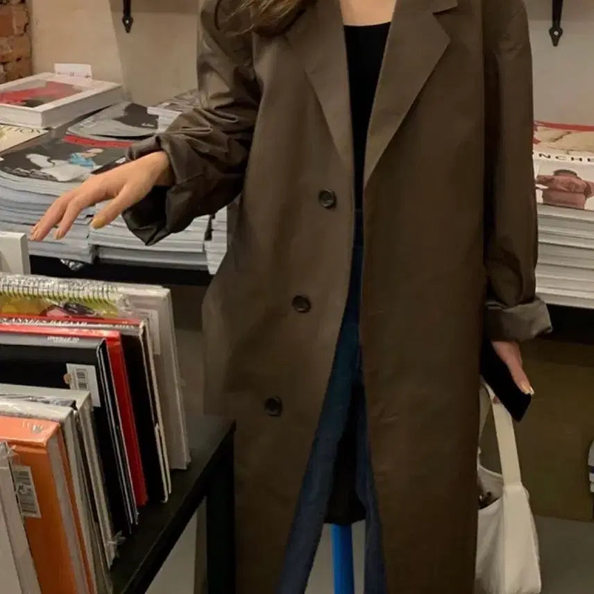 [BUNJANG] Bymood Vintage Trench Coat / bymood 바이무드 빈티지 야상 트렌치 코트