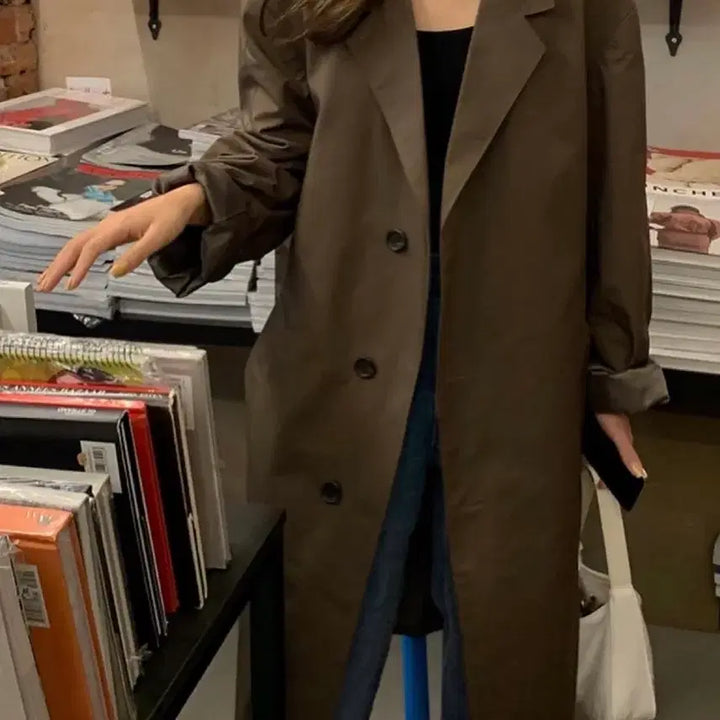 [BUNJANG] Bymood Vintage Trench Coat / bymood 바이무드 빈티지 야상 트렌치 코트